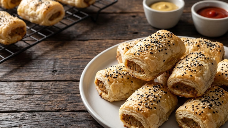 Delia Smith Vegetarian Sausage Rolls Recipe​​