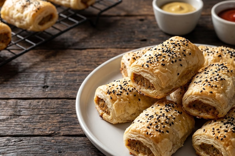 Delia Smith Vegetarian Sausage Rolls Recipe