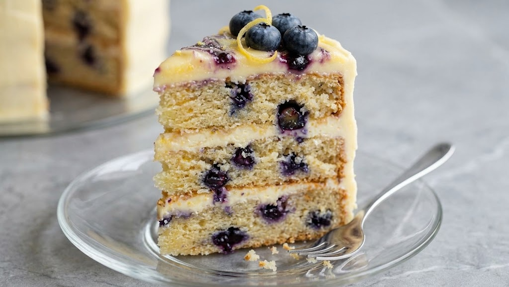 How to Make Lemon and Blueberry Cake