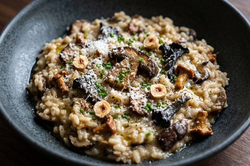 Mushroom Risotto (Delia-Style)