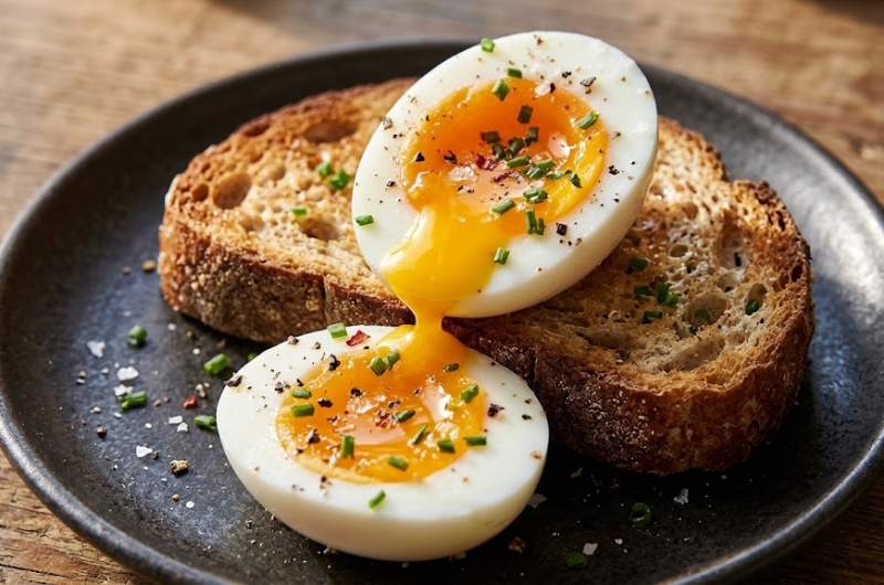 Soft-Boiled Eggs (Delia Smith Method)